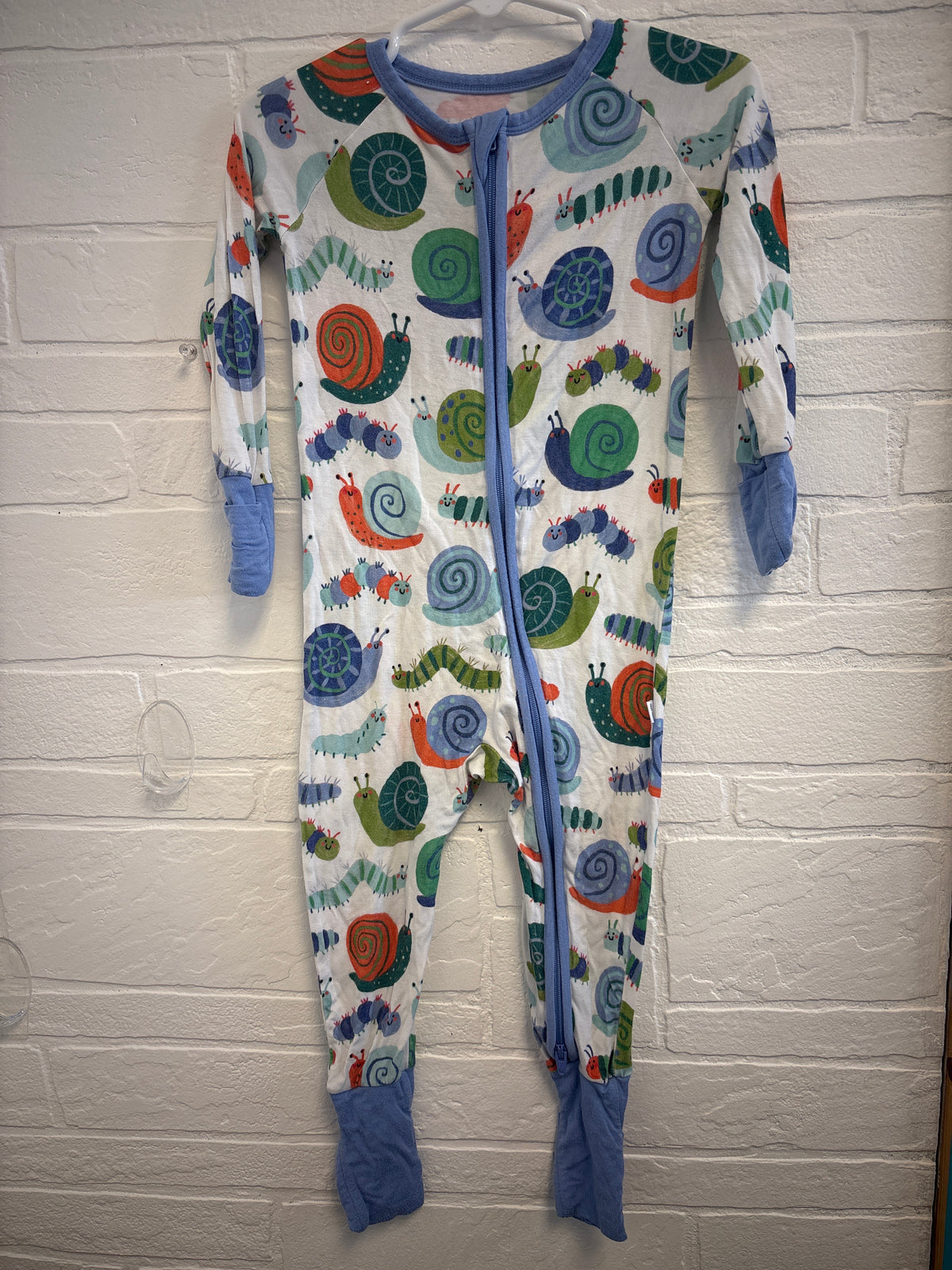 12-18m Little Sleepies Bamboo Snails Pajamas