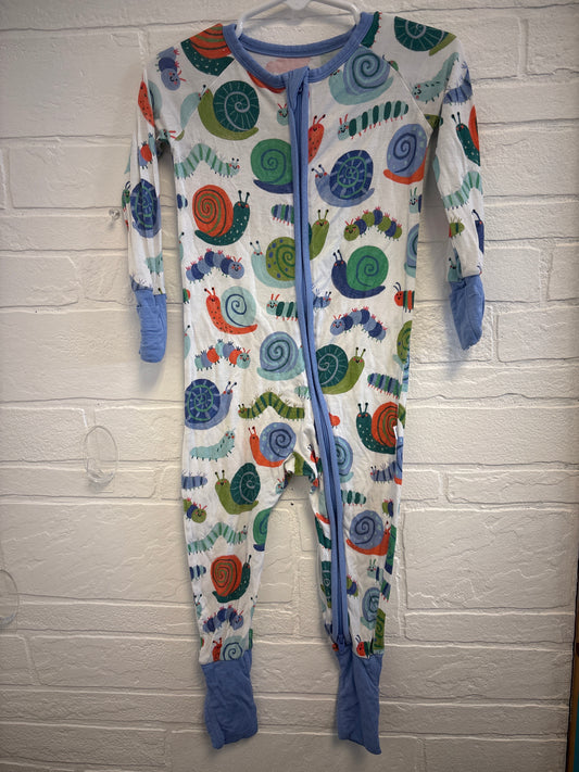 12-18m Little Sleepies Bamboo Snails Pajamas