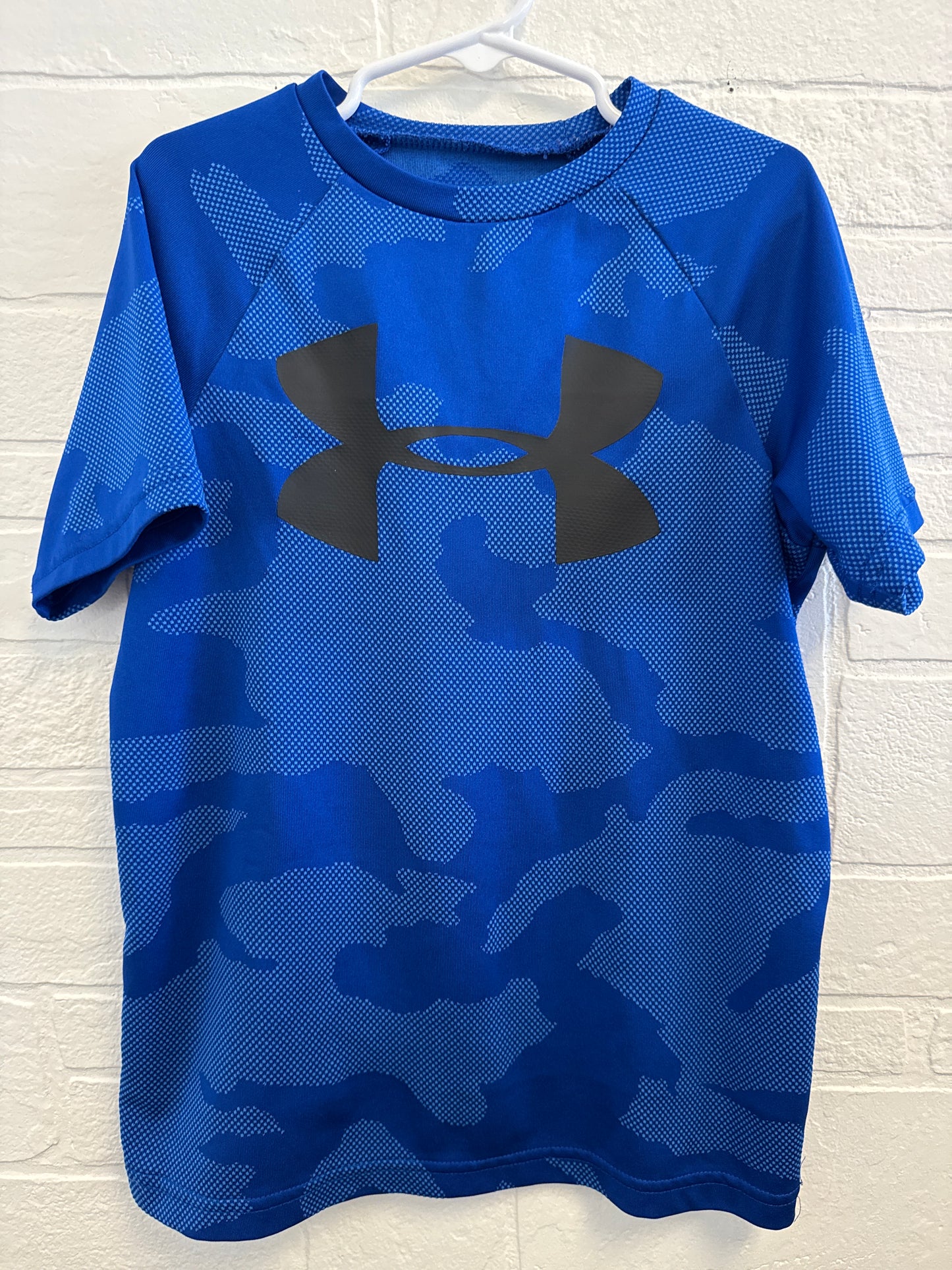 YS(8) Under Armour Blue Camo Tee