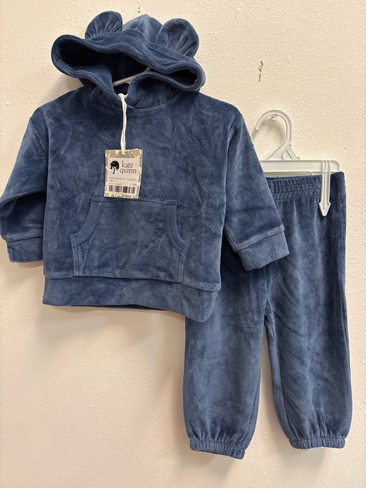 12-18m New Kate Quinn Kanga Bear Hoodie Set