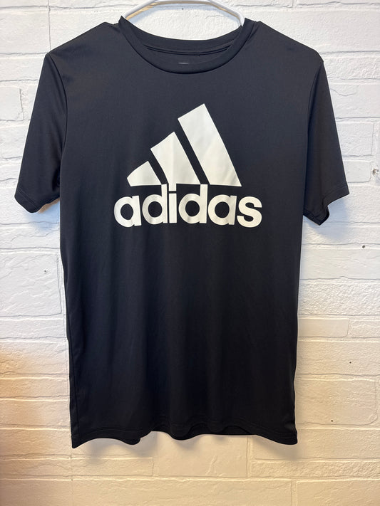 XL 18/20 Adidas White Logo Dri-Fit Tee