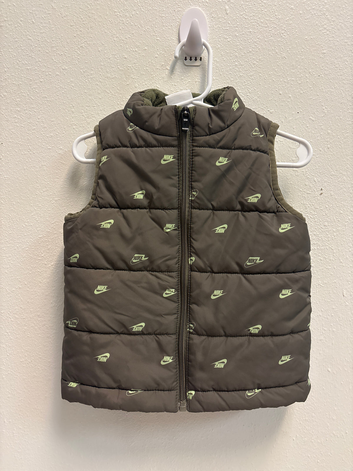 2T Green Nike Puffer Vest