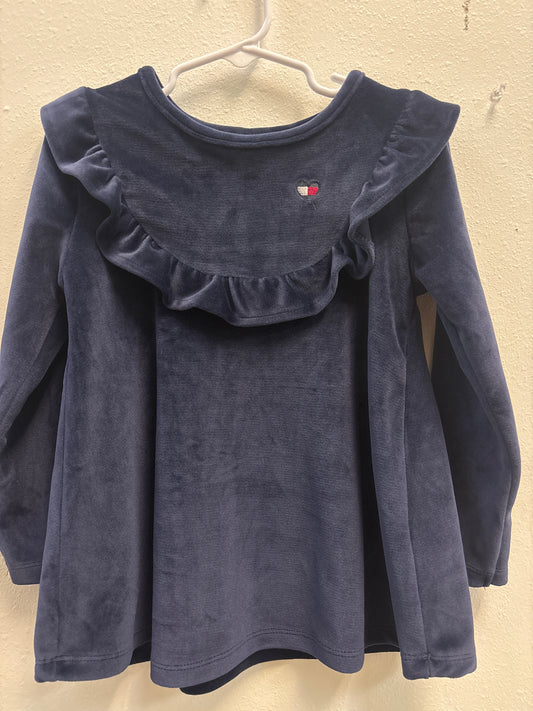 4T Tommy Hilfiger Velour Tunic Dress