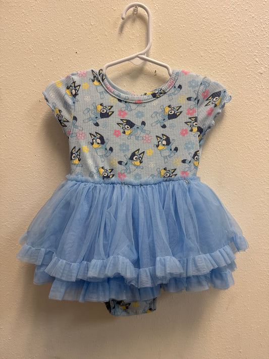 18m Bluey Tulle Tu-Tu Romper