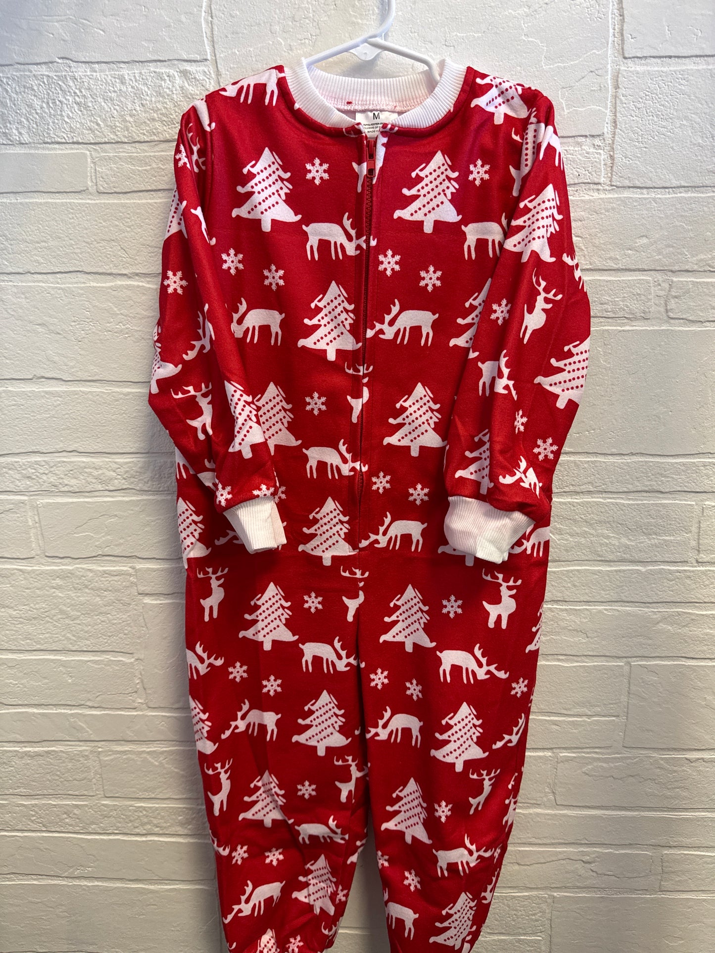 XL(6) NEW Red Reindeer+Tree Pajamas