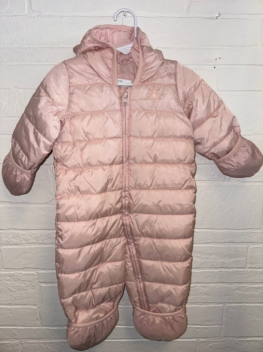 6-12m Baby Gap Pink Lightweight Snowsuit