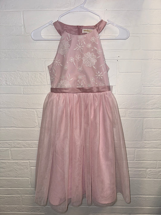 8 NWT Kensie Girl Pink Flower Tulle Fancy Dress