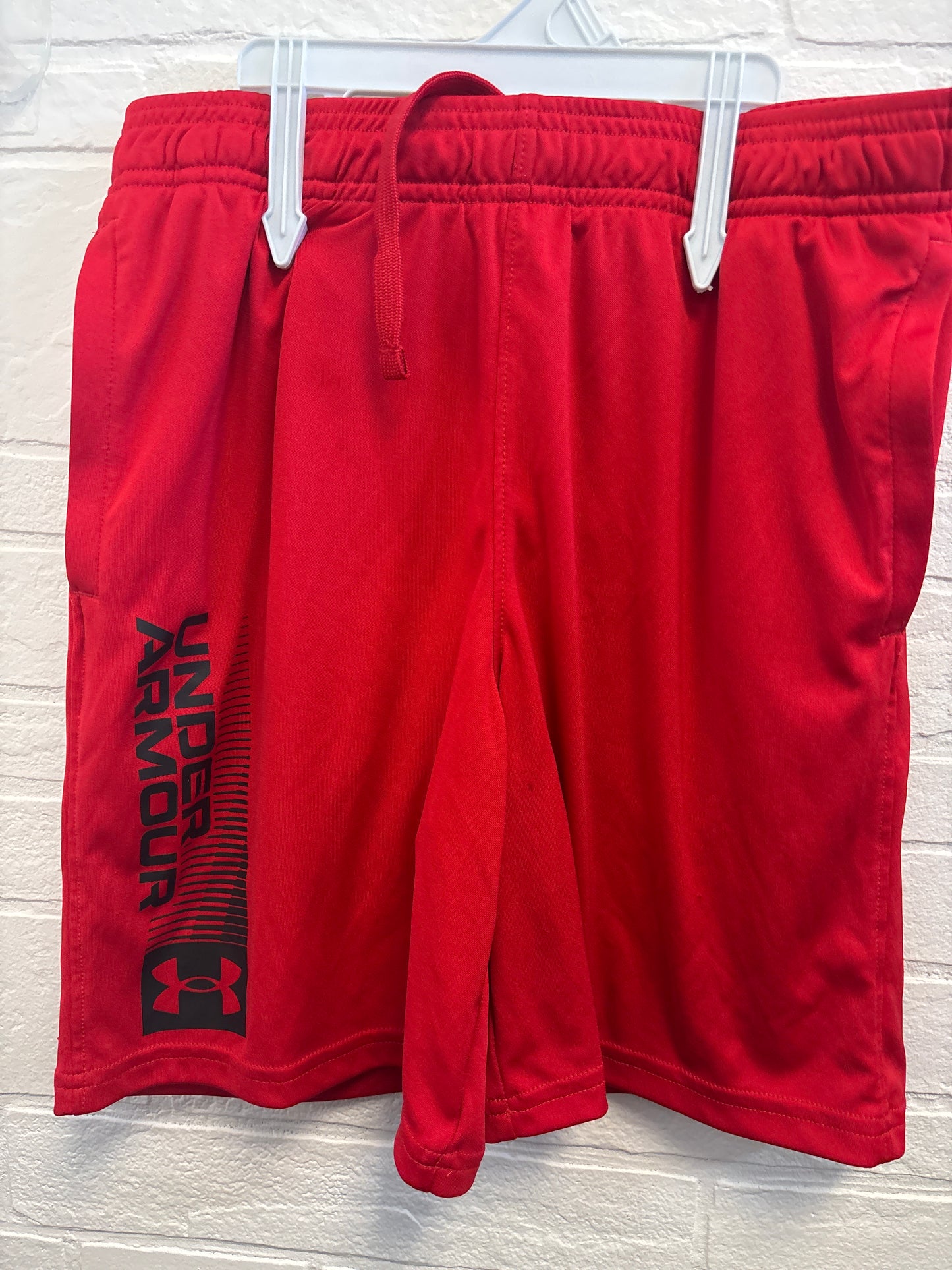 YL Red Under Armour Shorts