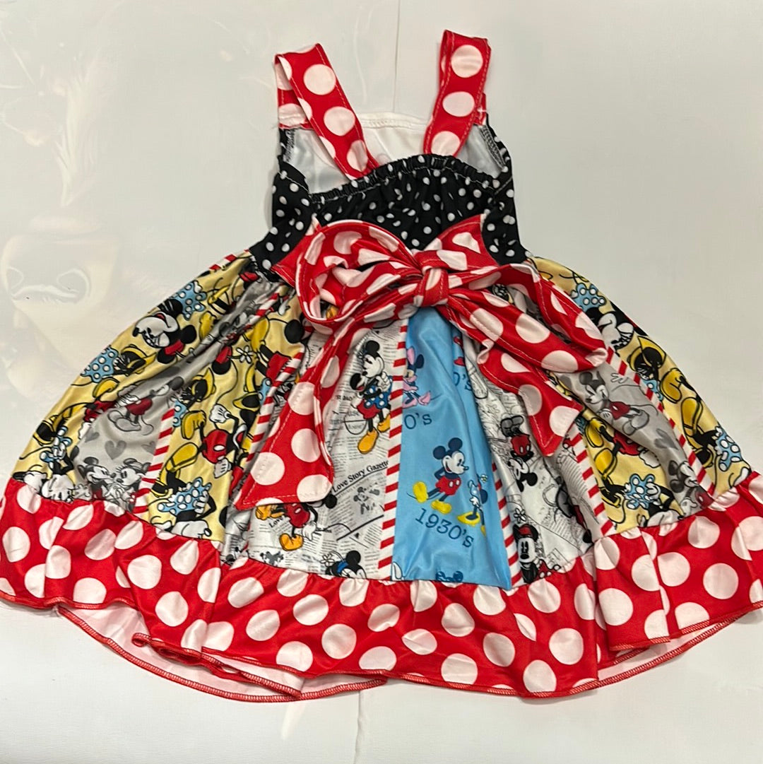 6-12 Minnie Mouse Dots Dress