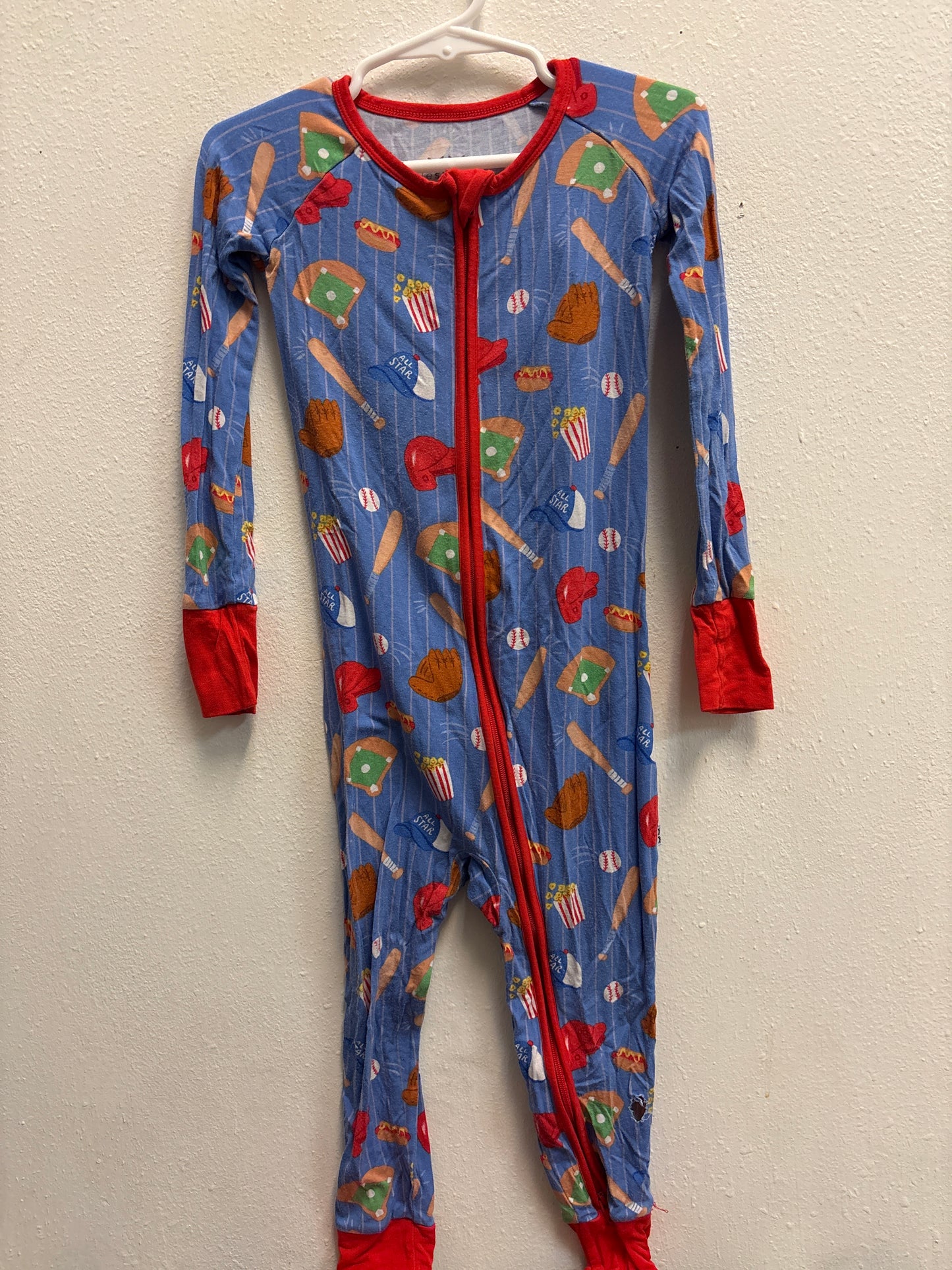 3T Little Sleepies Baseball Bamboo Pajamas