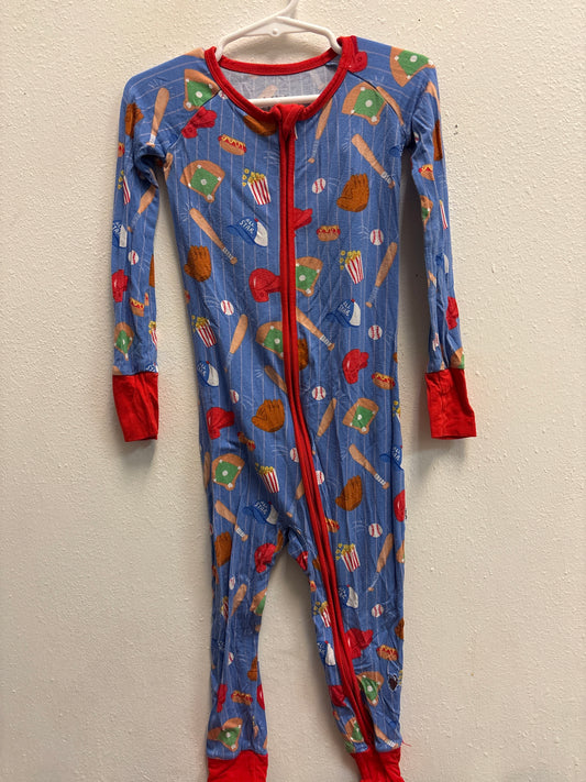 3T Little Sleepies Baseball Bamboo Pajamas