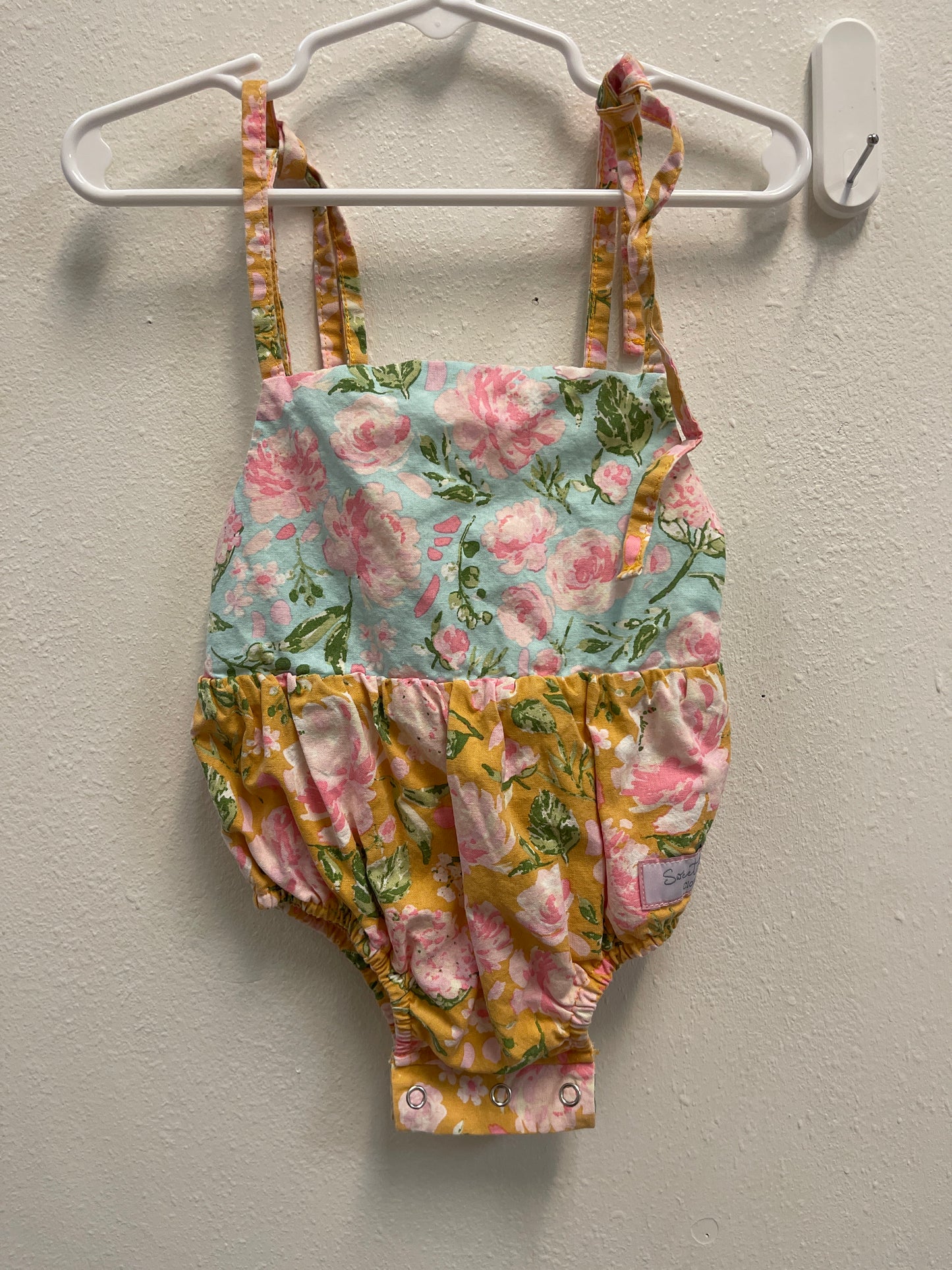 2t Sweet Honey Peony Romper