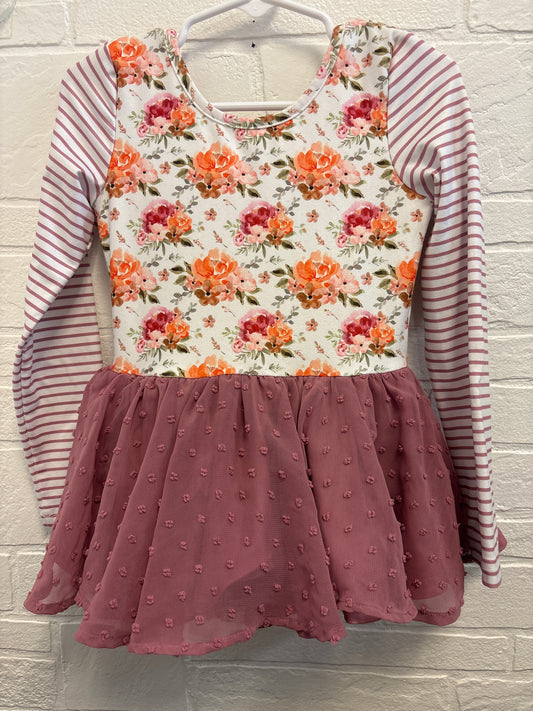 4T Cheeky Plum Skirted Leo