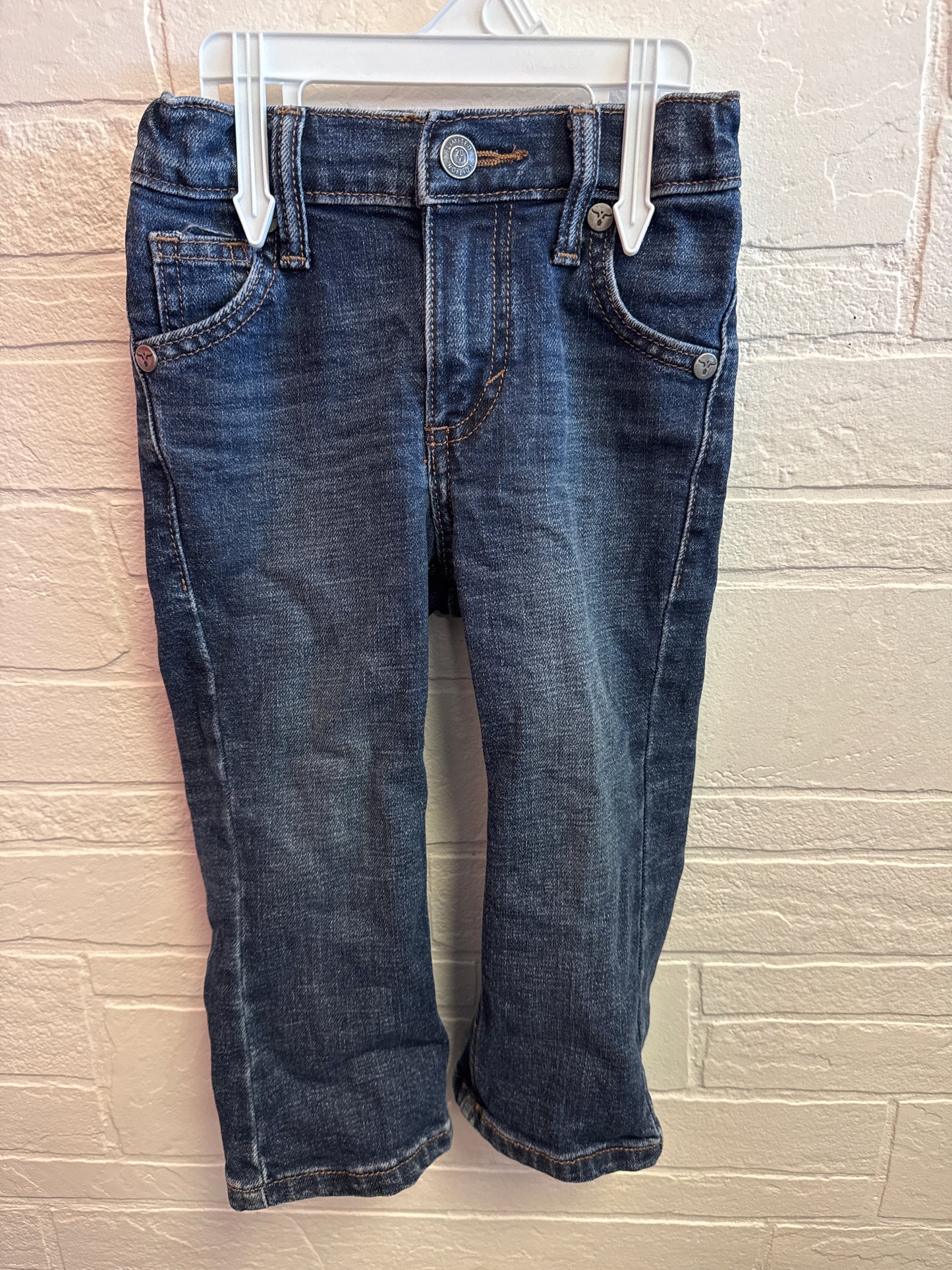 3 Slim Wrangler 20x Embroider Pocket Jeans