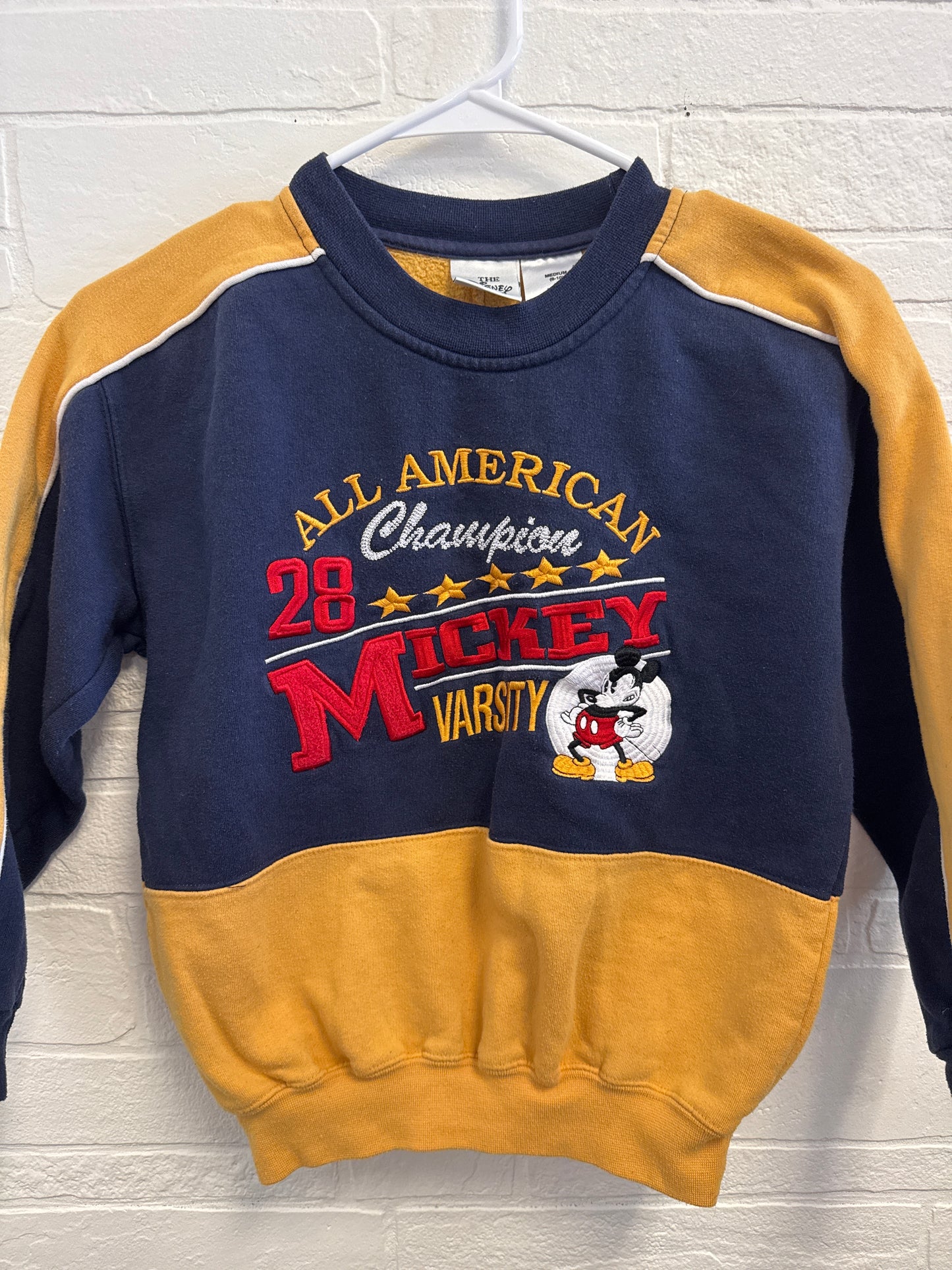 8/10 VINTAGE Mickey Varsity Crewneck