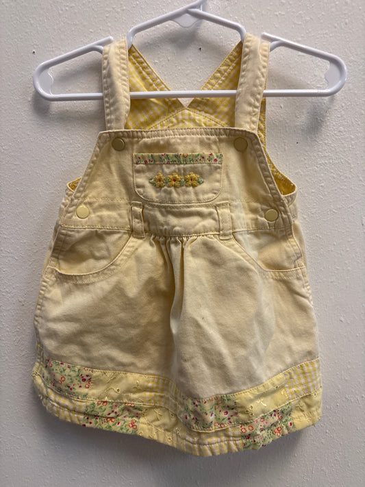 12m Vintage Yellow Dress