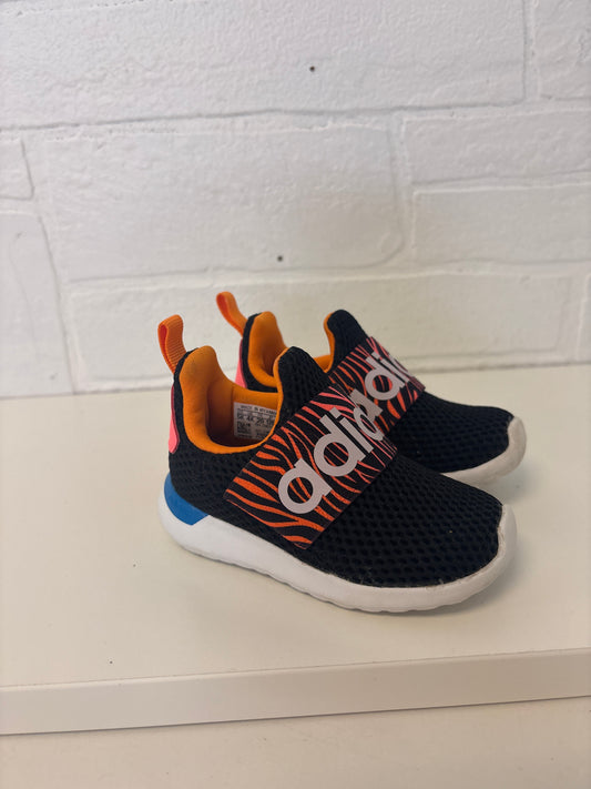 Size 5 Toddler Black Orange Adidas