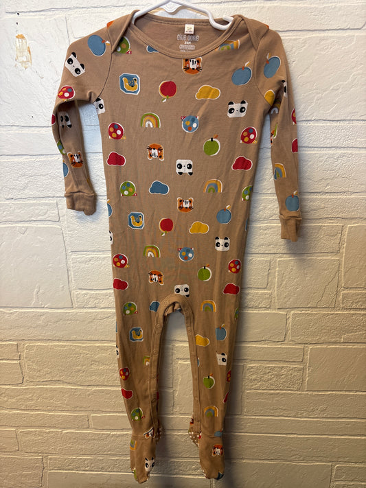 24m Animals Footed Pajama
