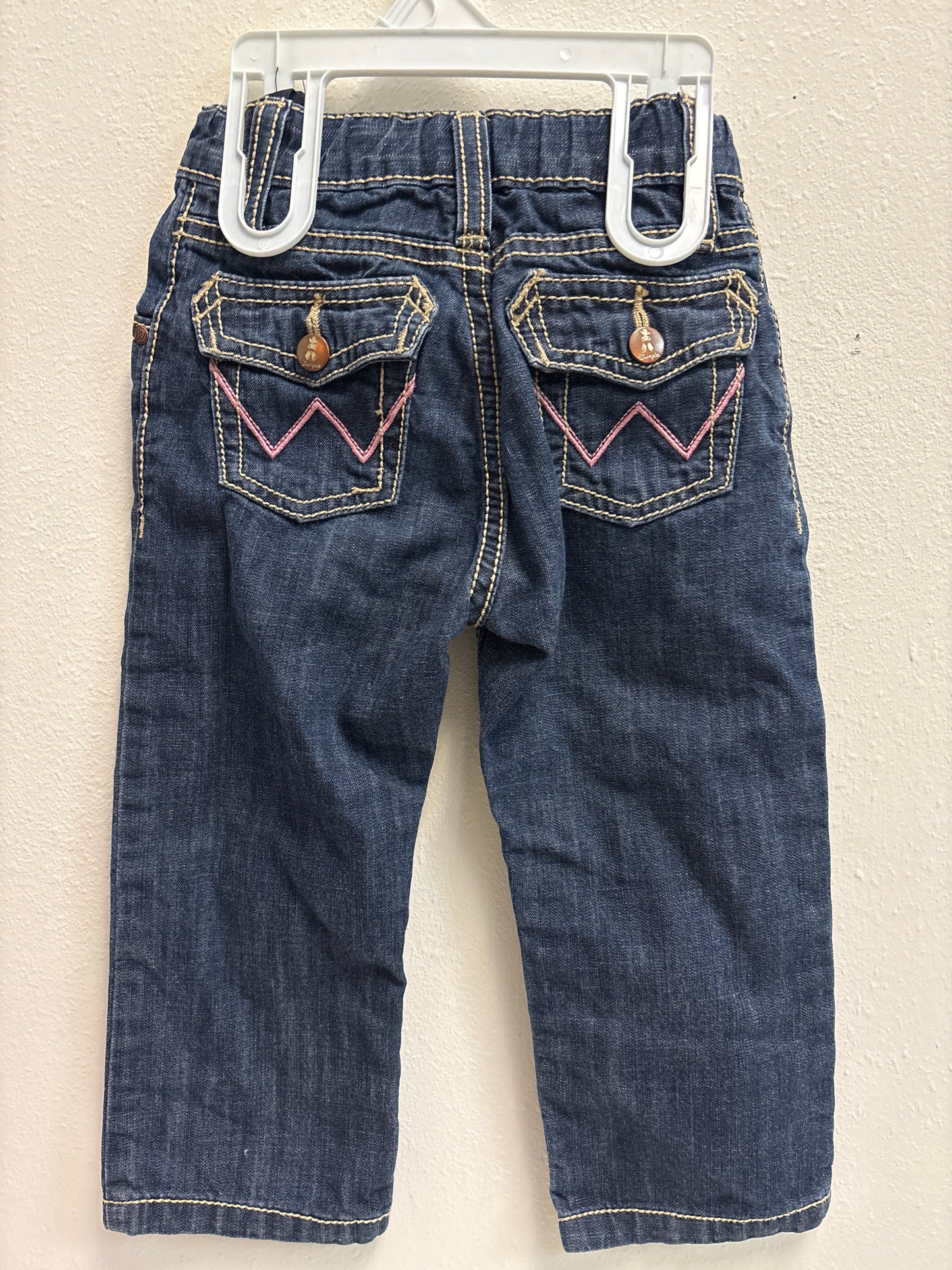 24m Wrangler Pink Stitch Jeans