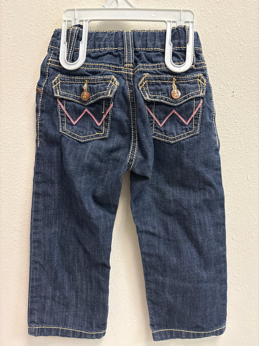 24m Wrangler Pink Stitch Jeans
