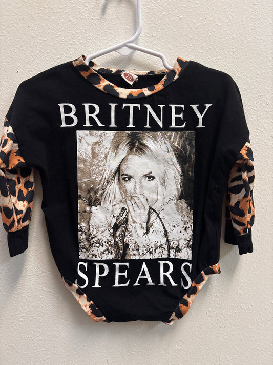 6-12m (70) Britney Leopard Romper