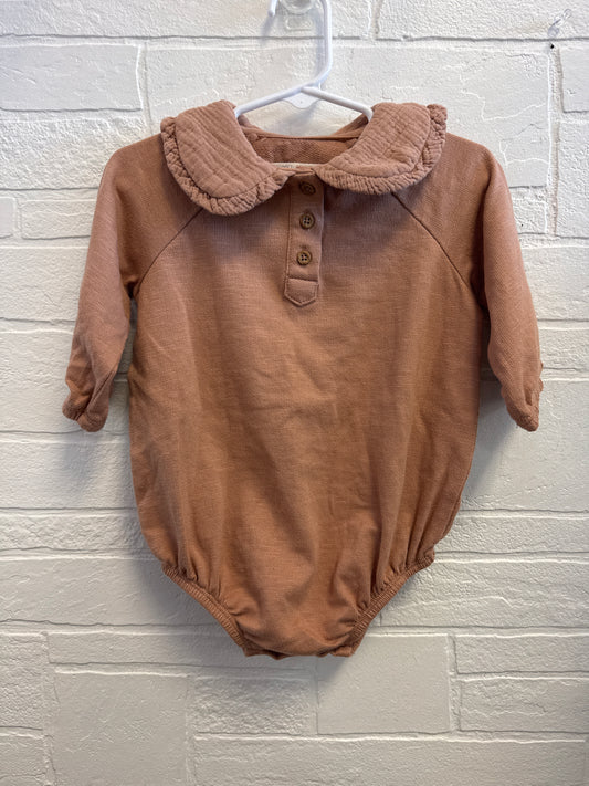12m Grayson Collective Tan Bubble Romper