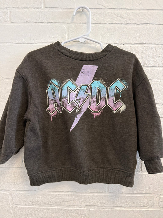 3t AC/DC Purple+Blue Logo Crewneck