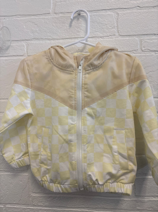 12-18m New Yellow Check Jacket