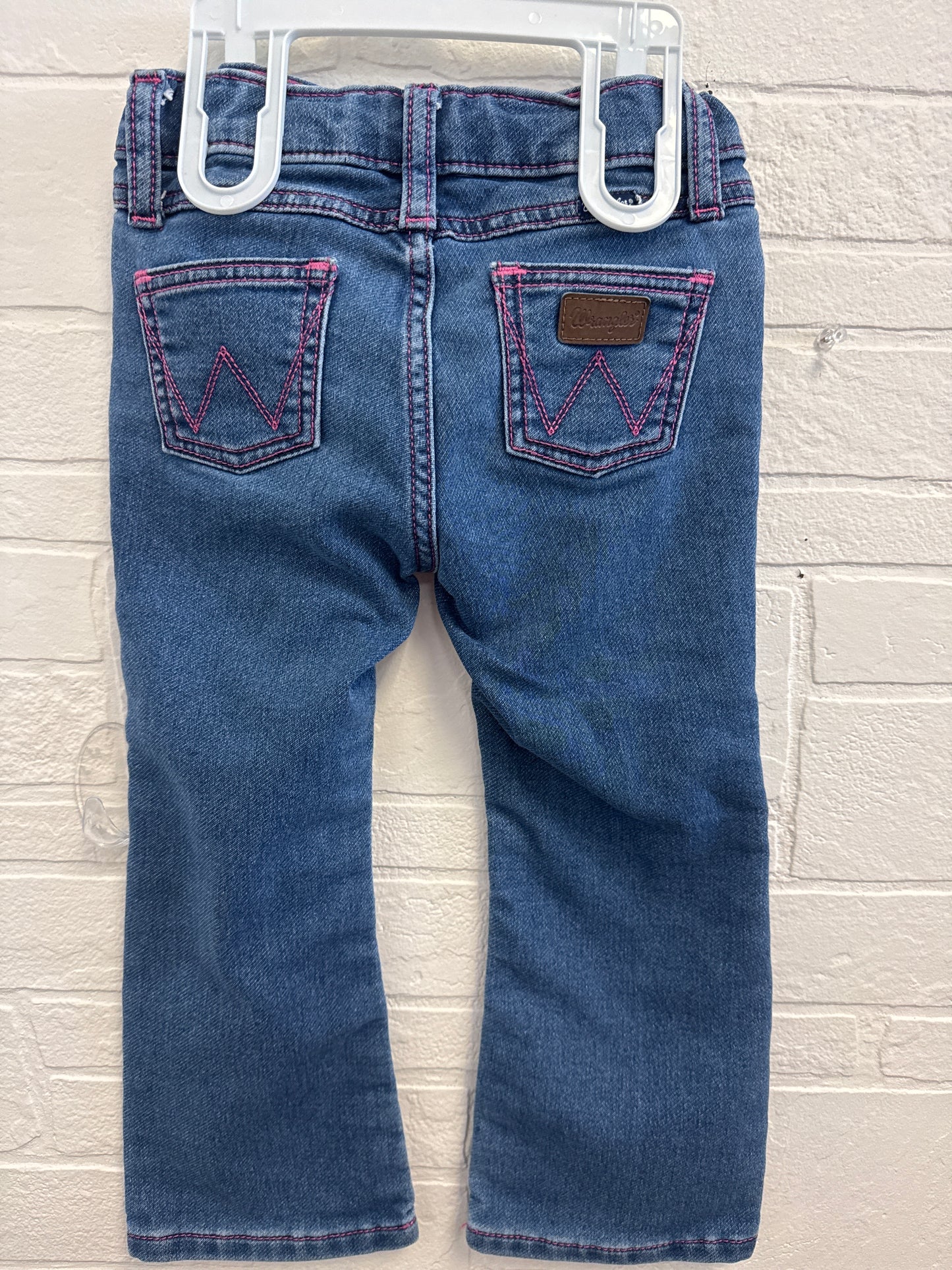 4t Wrangler Leather Patch Bootcut Jeans