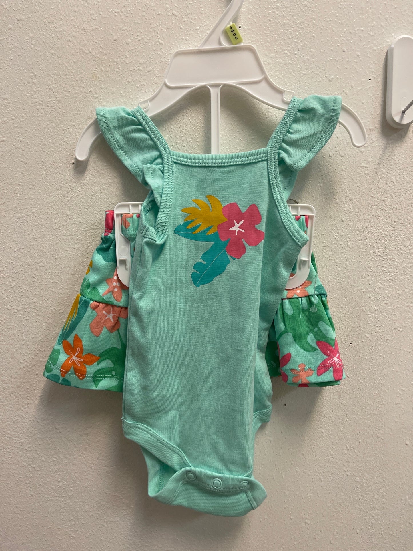 3m NEW Teal Hawaiian Set