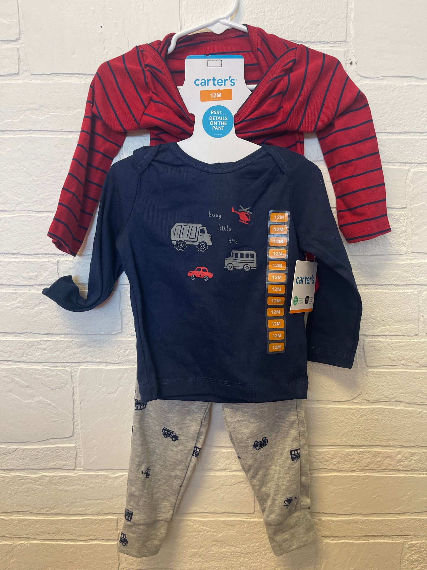 12m NWT Carters Busy Little Guy Set