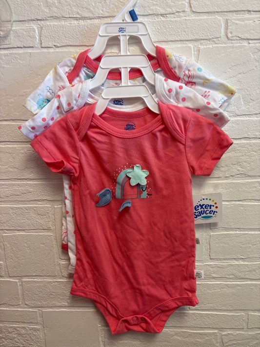 6-9m New 3 Pack Onesies