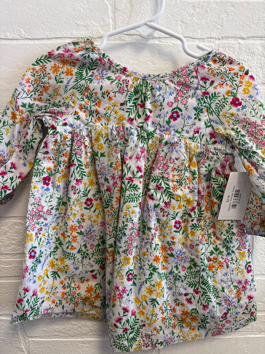 12-18m Old Navy Floral Long Sleeve Dreess