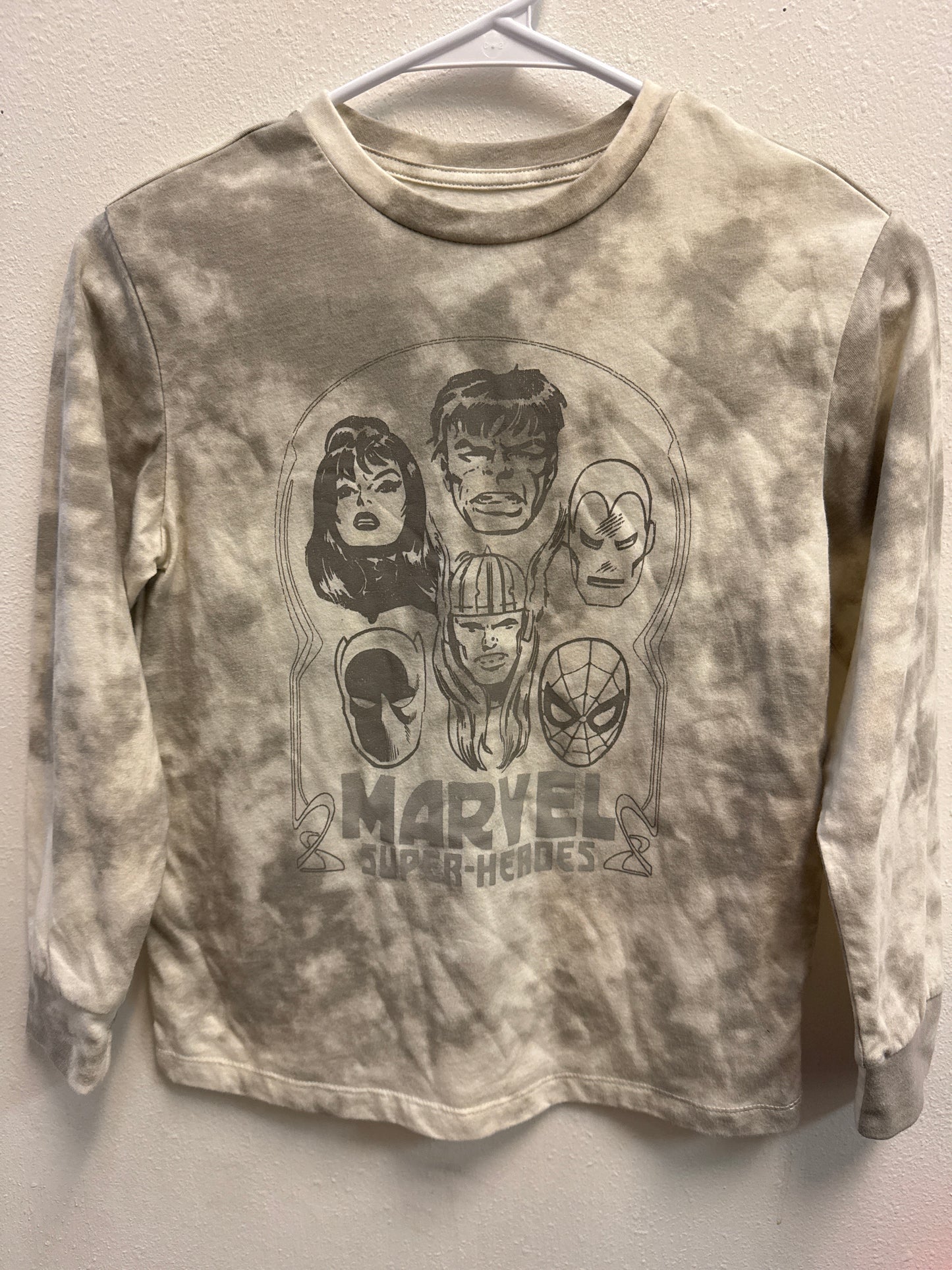 8 Tie Dye Marvel Heroes Longsleeve