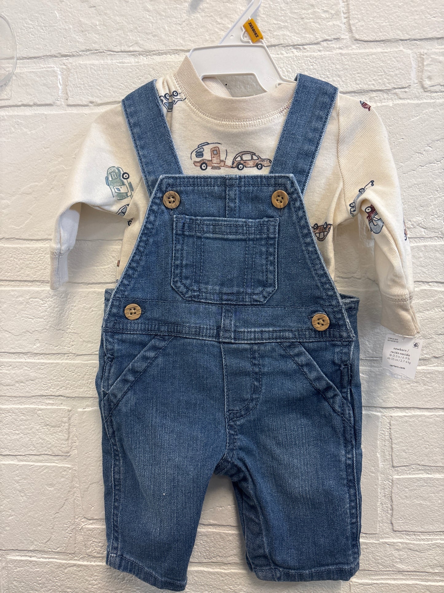 NB New Camper Overalls Outfit