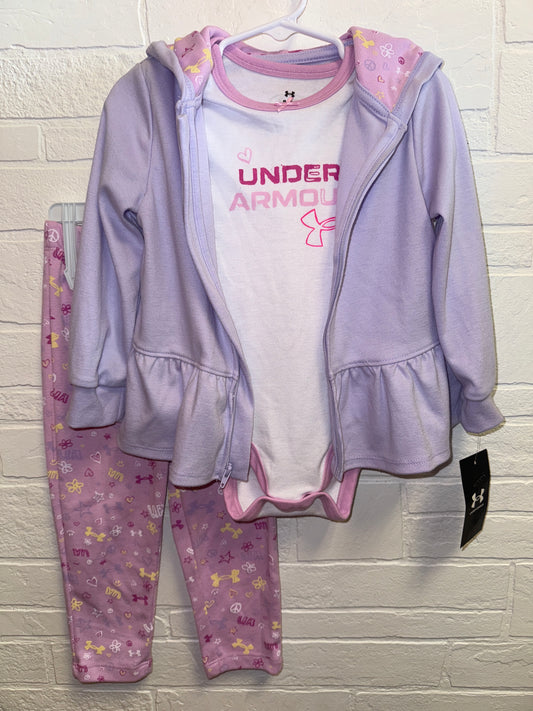 24m NEW Under Armour Pink + Purple Set
