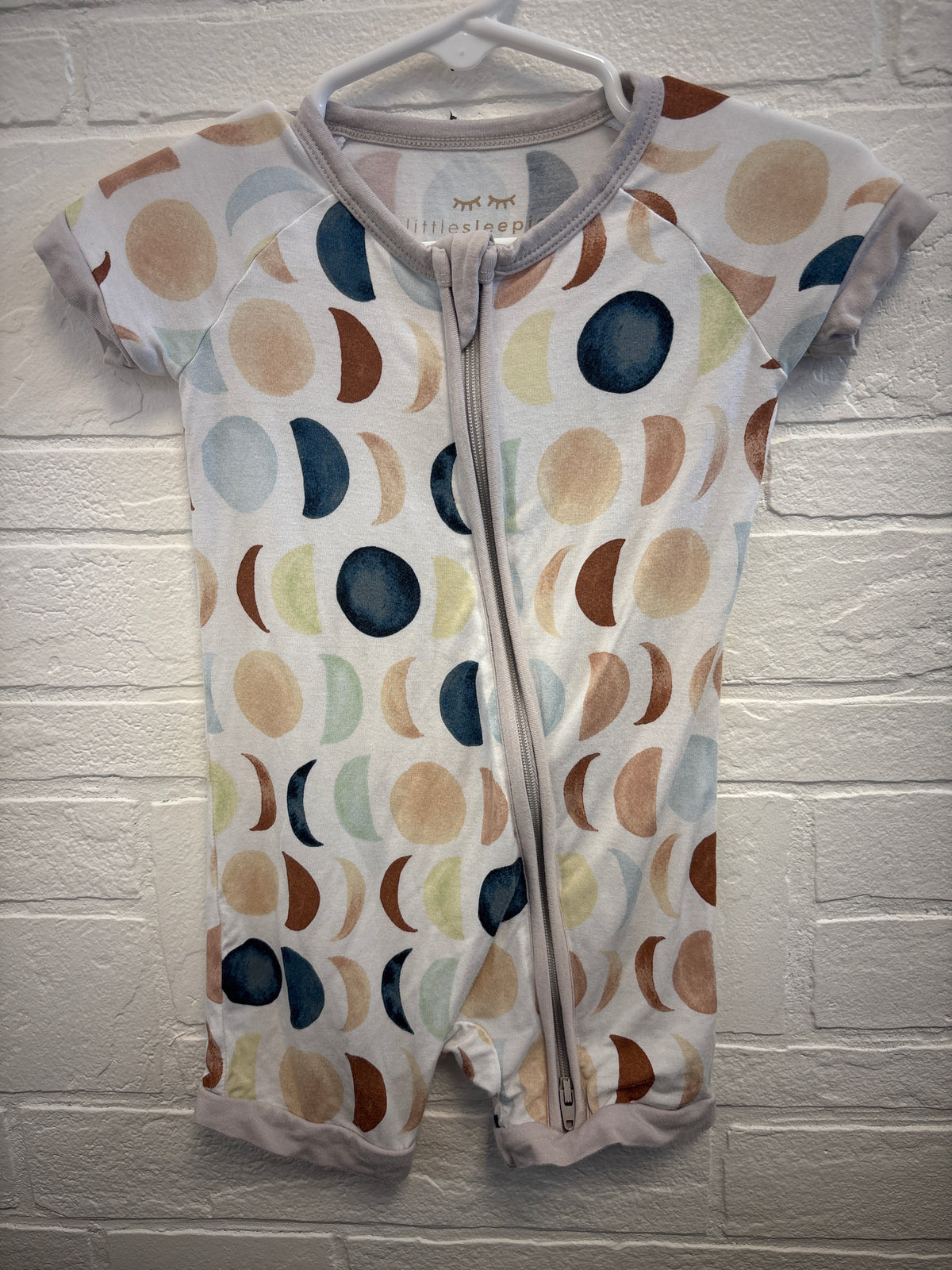 6-12m Little Sleepies Bamboo Moons Pajamas