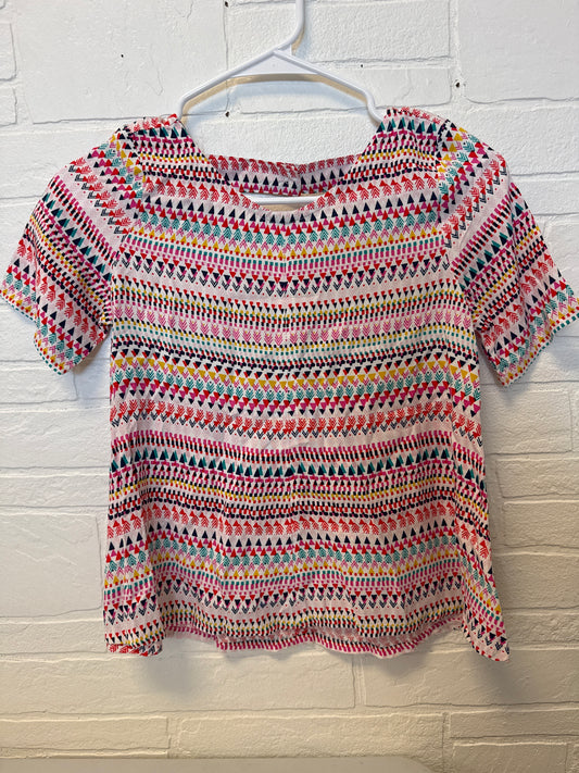 7-8 Multi-Color Triangle Blouse