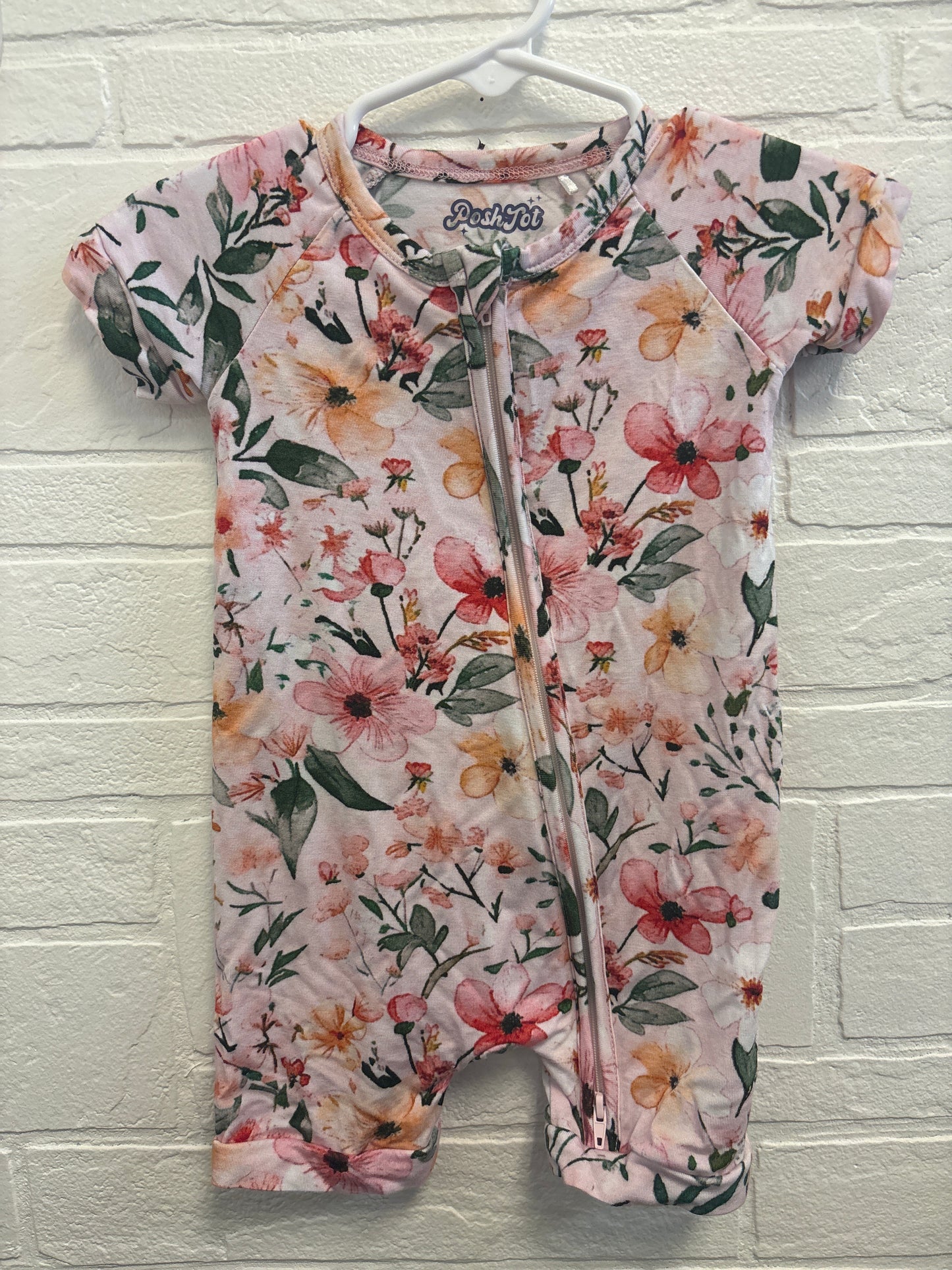 9-12m Posh Tot Bamboo Romper