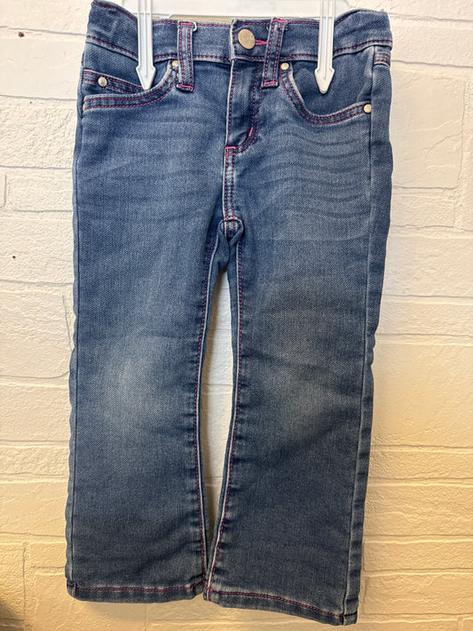 4t Wranglers Pink Stitch Jeans