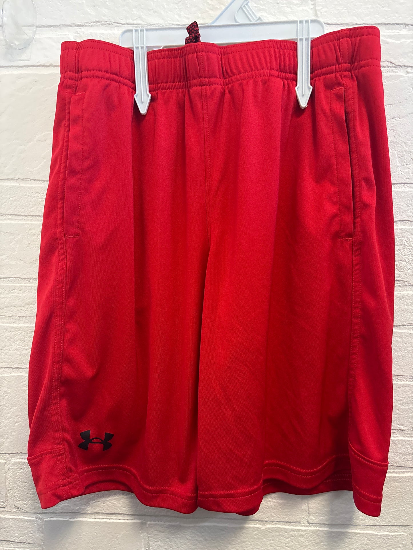 YL Under Armour Red Shorts