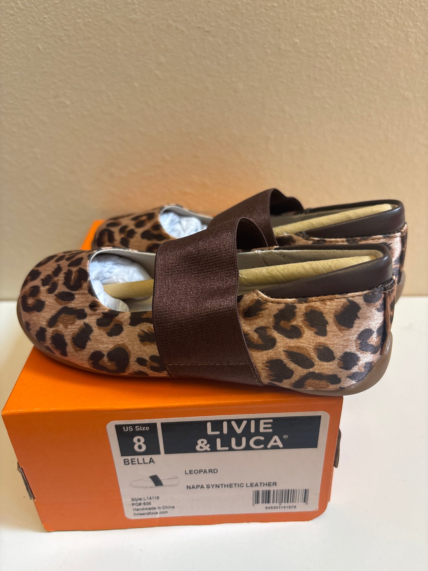 Size 8 New Livie Luca Bella Leopard
