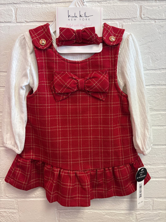 18m New Red Nicole Miller Dress