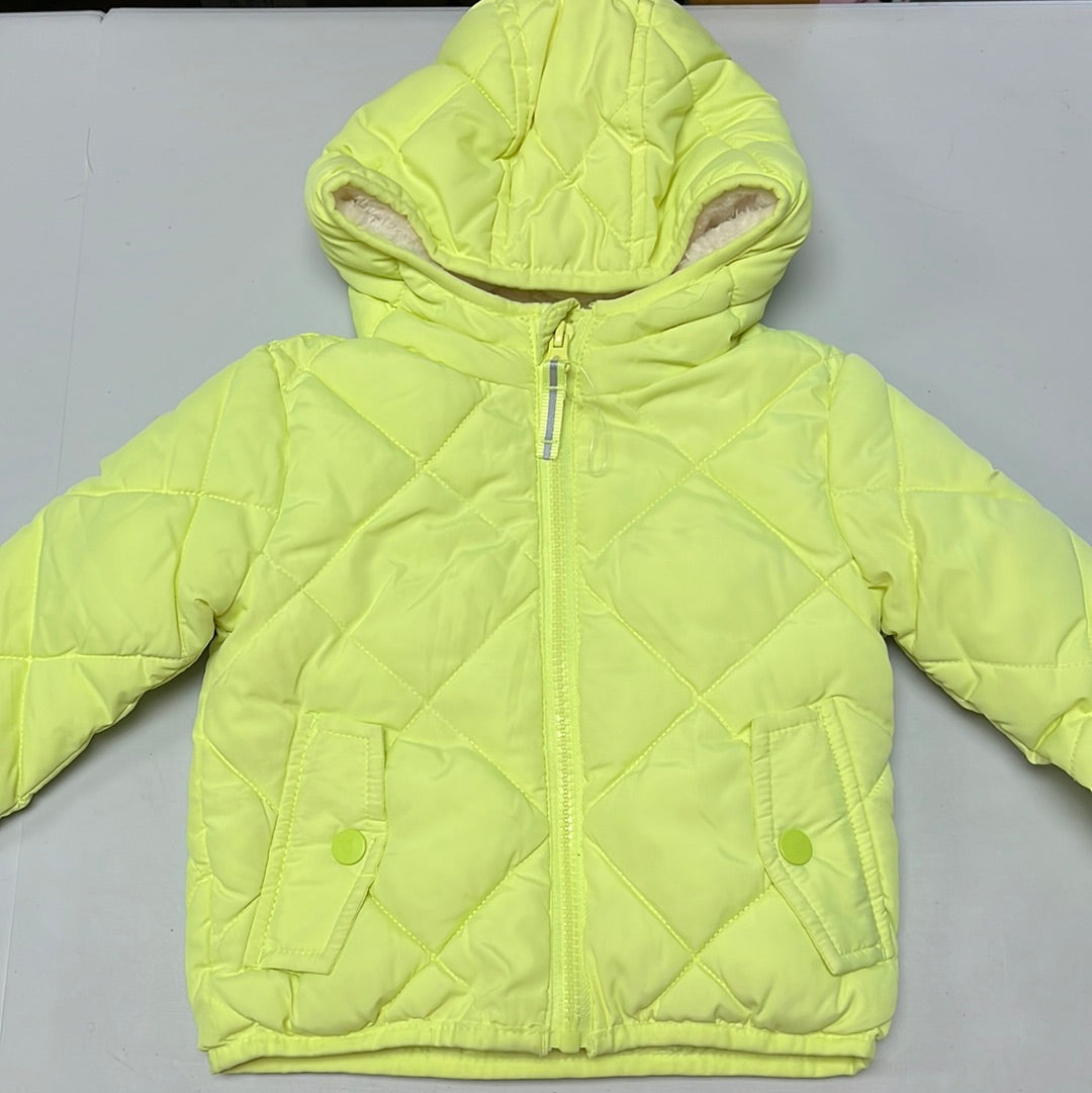 18m Neon Yellow Coat