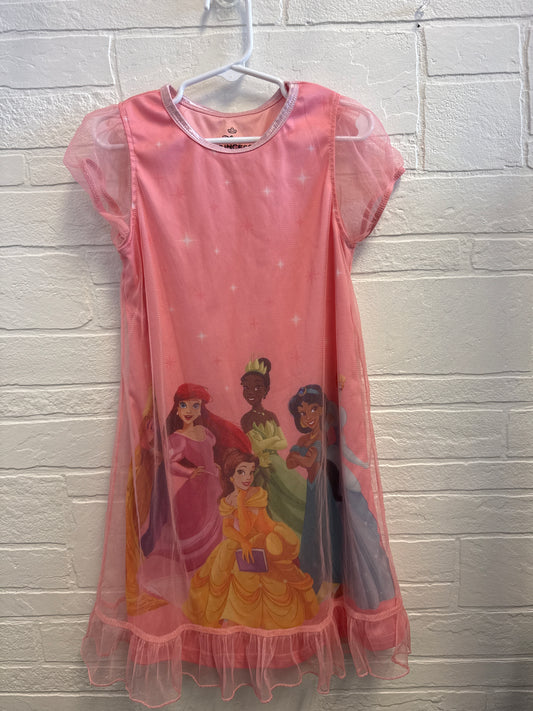 6/6x Disney Princess Sheer Nightgown