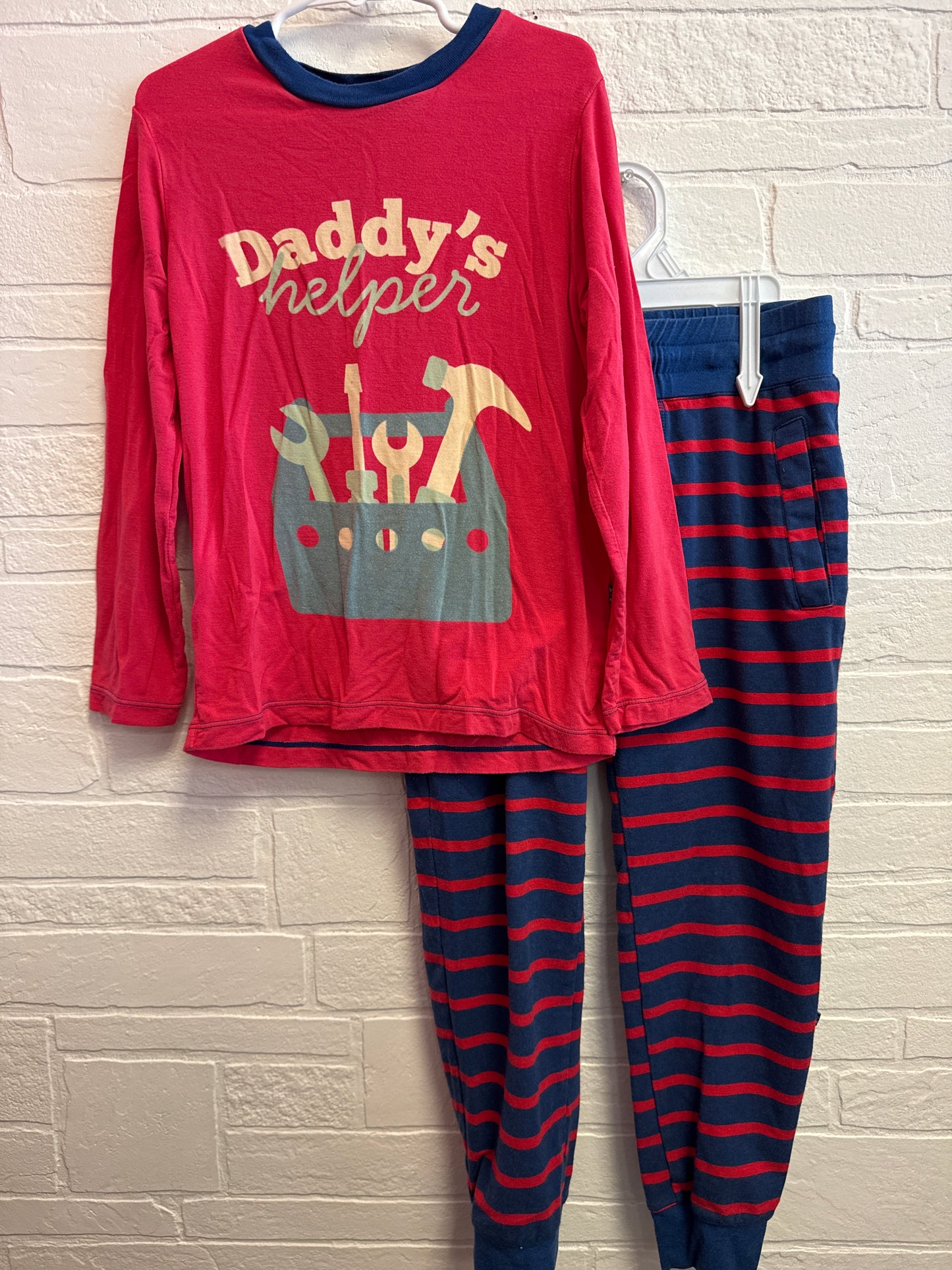 5-6 Kickee Kids Bamboo Daddy’s Helper Pajama Set