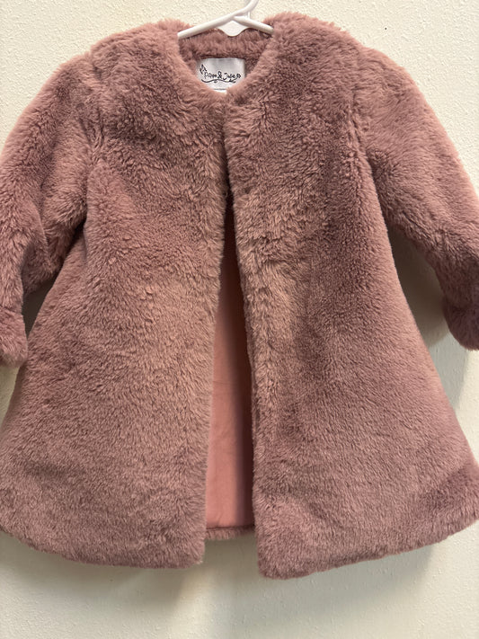 18m Pippa & Julie Furry Coat