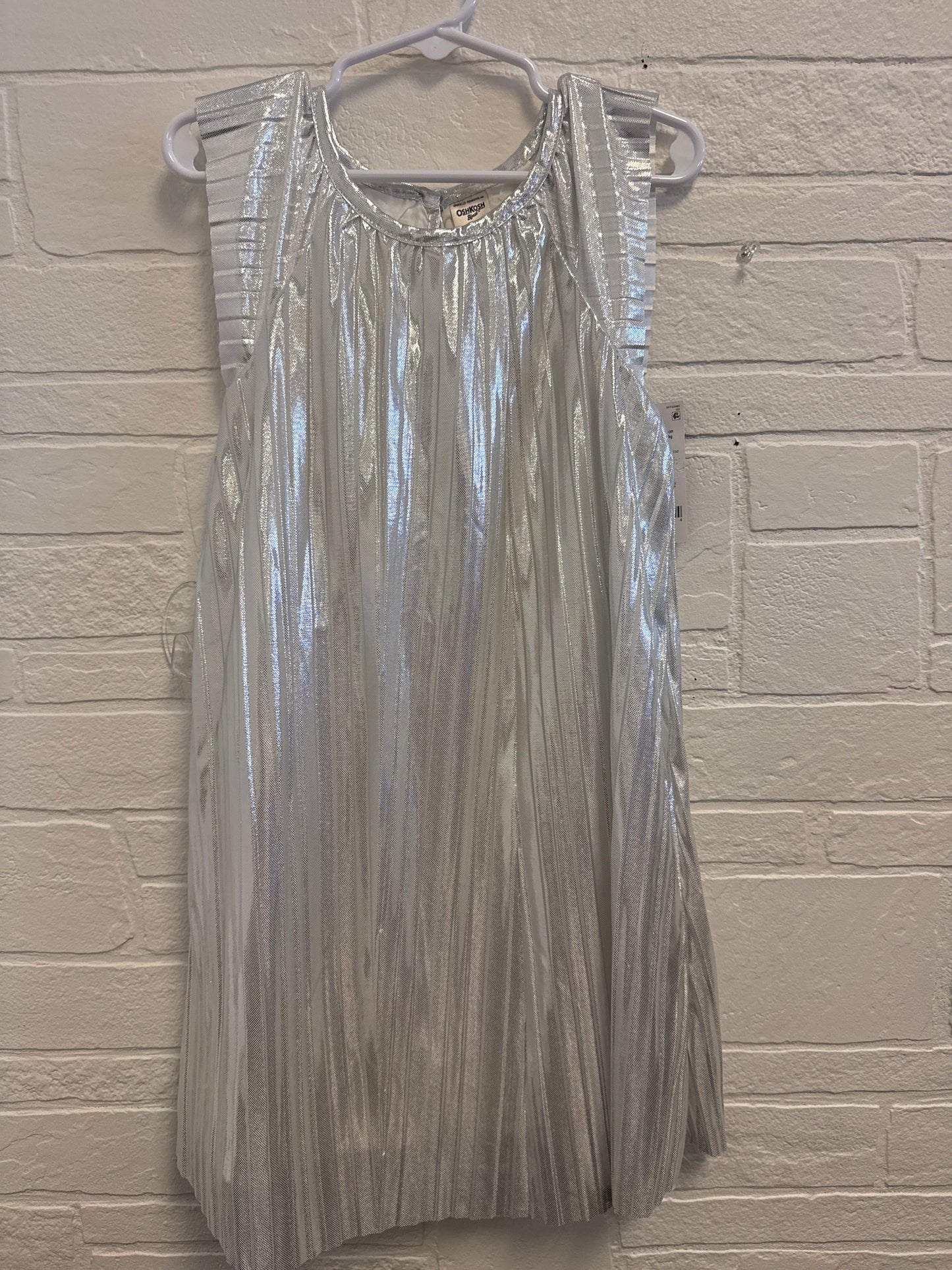 5 NEW OshKosh Silver Metallic Dress