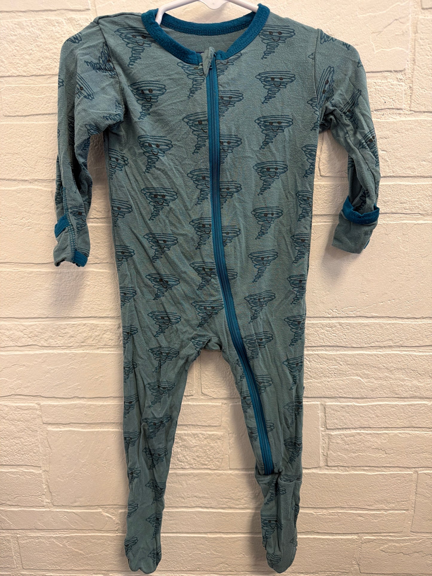 6-9m Kickee Pants Tornado Bamboo Sleeper