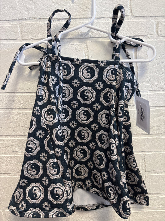 18-24m Black Yin Yang Tie Strap Dress